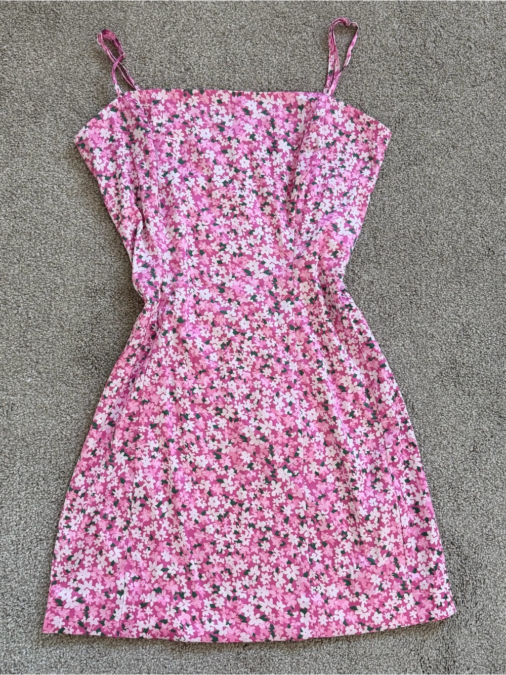 Aritzia Sunday Best Sun-Deh Floral Mini Dress Pink Size 0 XS